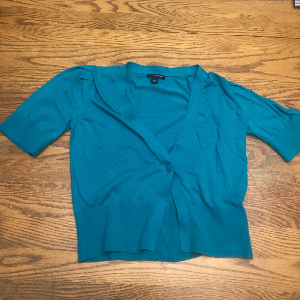 Banana Republic Teal Cardigan
